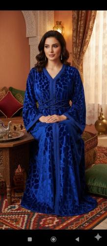 قفطان مغربي مخمل