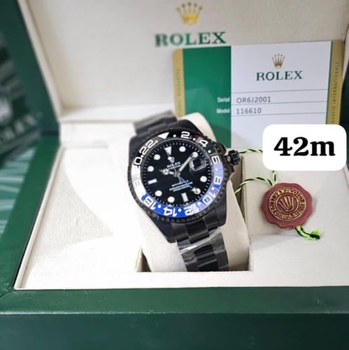 ساعة رولكس رجالي جي ام تي اتوماتيك متوفر مقاسين 40...