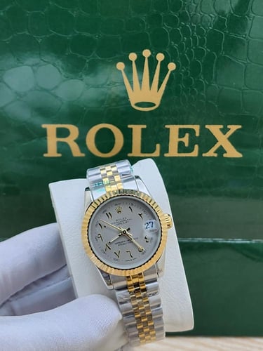 ساعة رولكس نسائي موديل كلاسيك فخامة