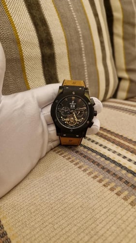 ساعة هوبلت رجالية طبق الاصل جودة عالية