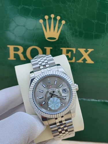 ساعة رولكس رجاليه استل استيل