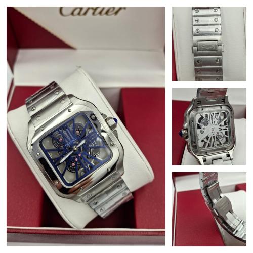 ساعة كارتير مكينه مكشوف فخمة