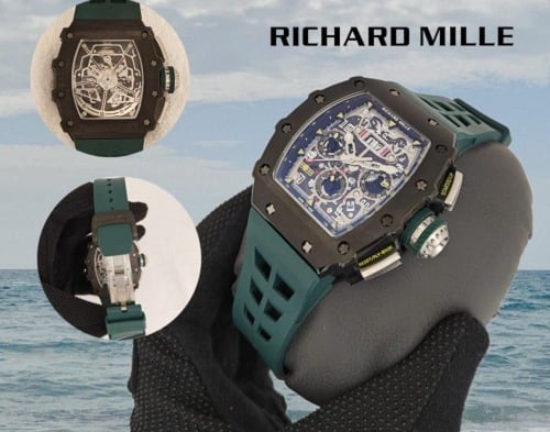 ساعة ريتشارد ميل رجالي طبق الاصل اتوماتيك مقاس43mm