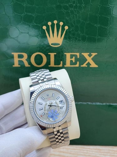 ساعة رولكس رجاليه استل استيل