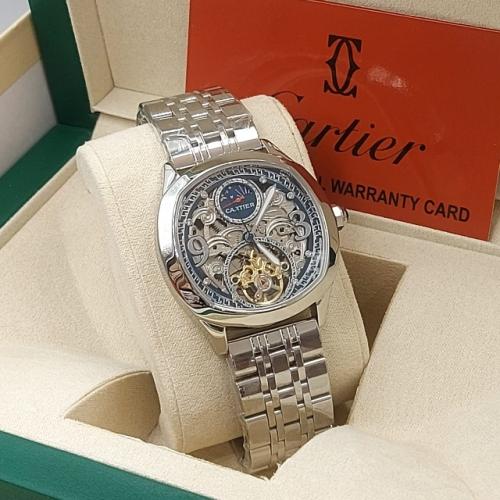 ساعة كارتير رجالي اتوماتيك شفاف