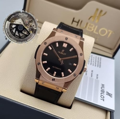 ساعة هوبلت رجالية مقاس 42درجه اولى فخم طبق الاصل