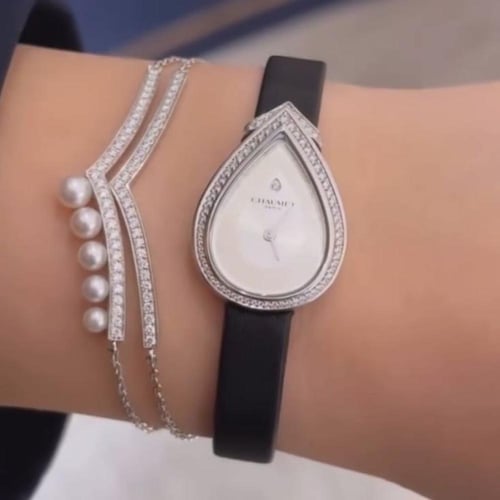 ساعة شوميه نسائية الاعلى مصنعية مقاس27m