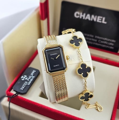 ساعة شانيل نسائي ماستر الاكثر طلبآ معا سوارة
