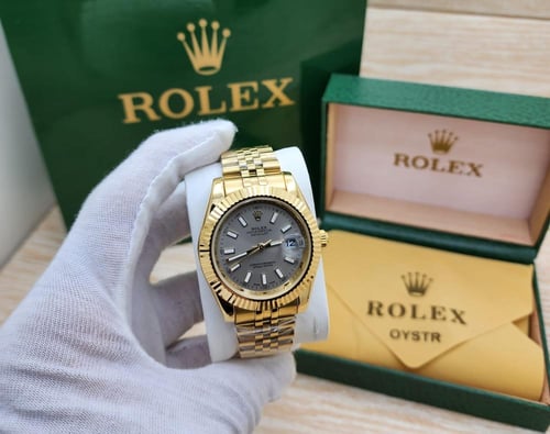 ساعة رولكس جامبوا رجالي درجه اولى بطاريه