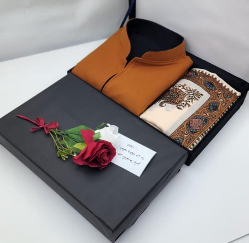 بوكس رجالي سديري معا شال كشميري