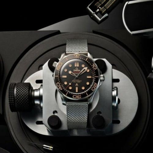 ساعة اوميغا اوتوماتيك موديل حصير مقاس41