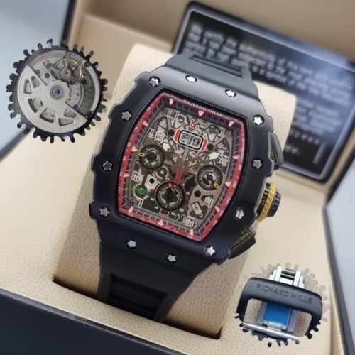 ساعة ريتشارد ميل رجالي طبق الاصل اتوماتيك مقاس43mm