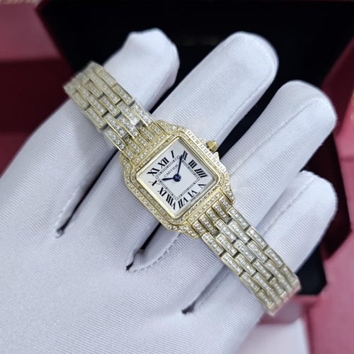 ساعة كارتير بانثر نسائية فل زركون