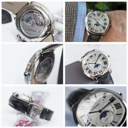 ساعة كارتير دو كارتييه اتوماتيك مكينه مكشوف مقاس41