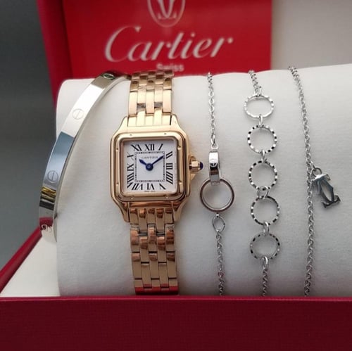 ساعة كارتير نسائية معا الاساور طبق الاصل