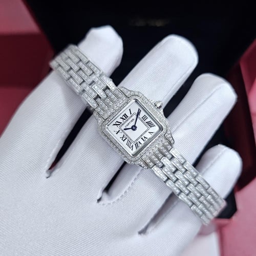 ساعة كارتير بانثر نسائية فل زركون