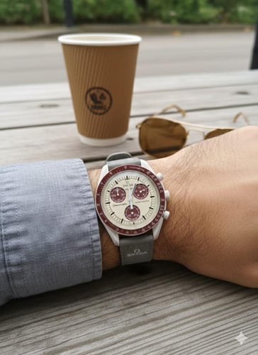 ساعة اوميقاء سواتش طبق الاصل جودة عالية