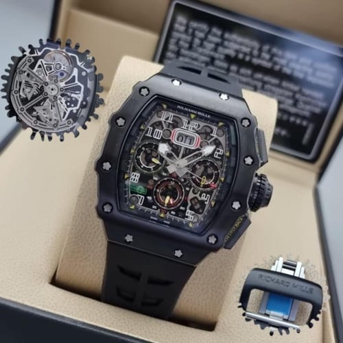 ساعة ريتشارد ميل رجالي طبق الاصل اتوماتيك مقاس43mm