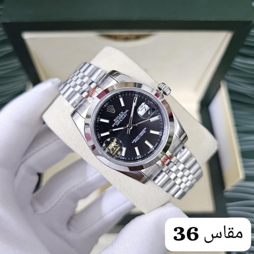 ساعة رولكس رجالي موديل ديت جست اوتو مقاس36mm