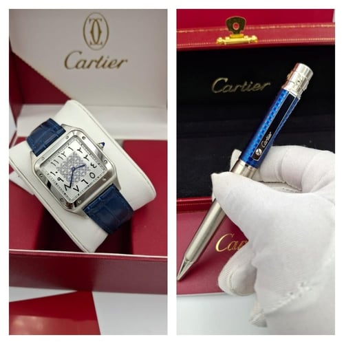 طقم ساعة معا قلم كارتير درجه اولى