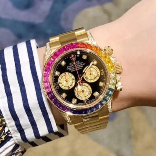 ساعة رولكس دايتونا فصوص مكينه اتماتيك