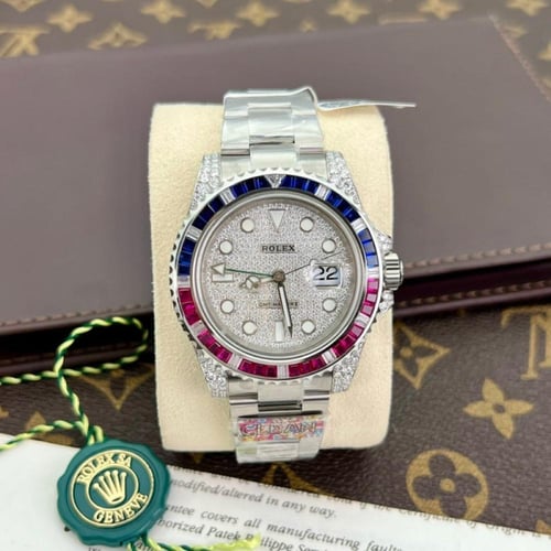 ساعة رولكس رجالي اتوماتيك موديل يخت ماستر فل زركون