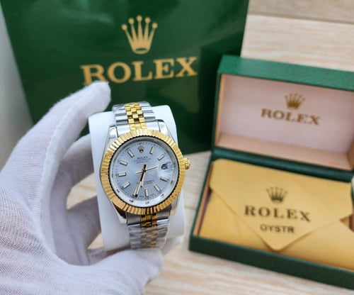 ساعة رولكس جامبوا رجالي درجه اولى بطاريه