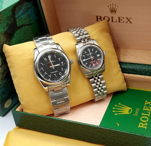 طقم ساعات رجاليه ونسائيه فخمه طبق الاصل