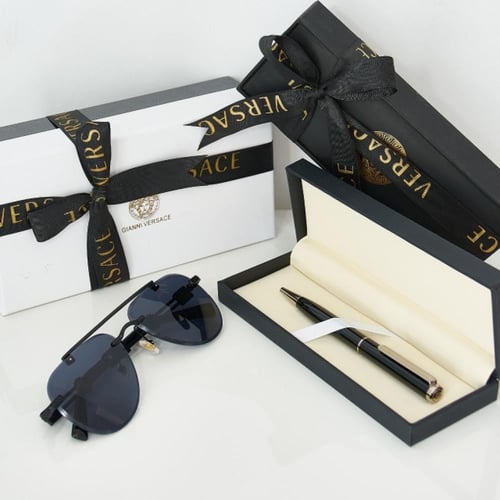 طقم فرزاتشي قلم ونظارة معا ملحقاتها