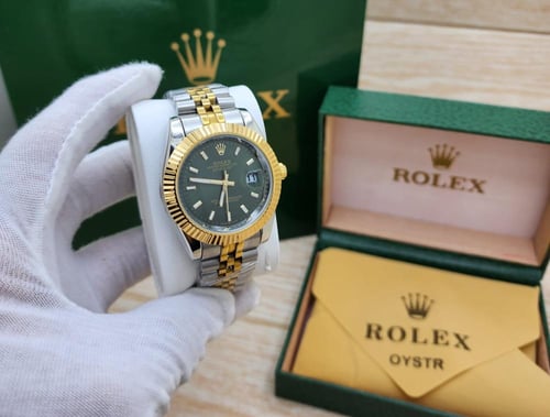 ساعة رولكس جامبوا رجالي درجه اولى بطاريه