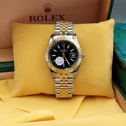 ساعة رولكس استل استيل درجه اولى شامل الملحقات