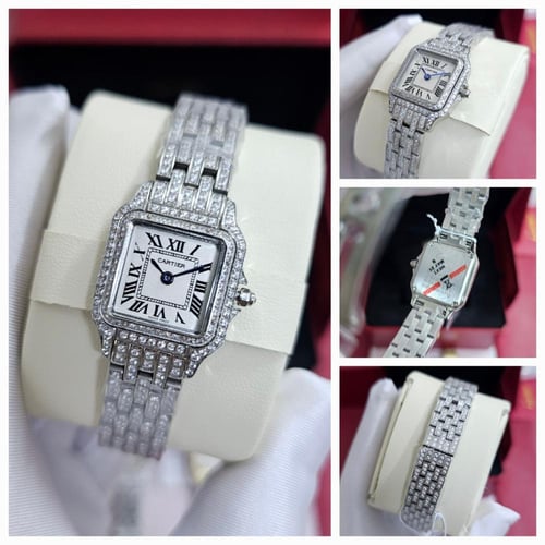 ساعة كارتير بانثر نسائية فل زركون