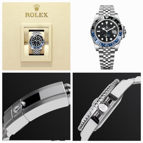 ساعة رولكس رجالي موديل جي ام تي مقاس40و42 مكينة ات...