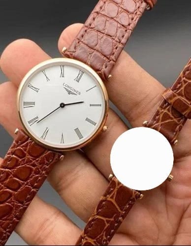 ساعة لونجين رجالي مقاس38mmطبق الاصل