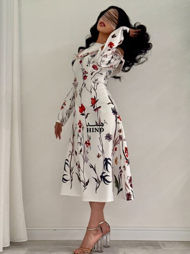 فستان مورد انيق 1064