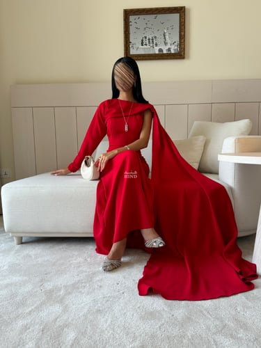 فستان ناعم كريب 1046