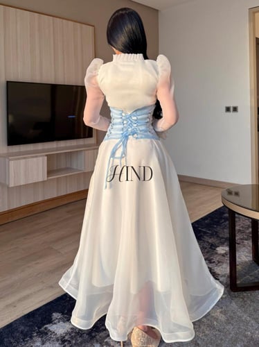 فستان اوف وايت انيق 1149