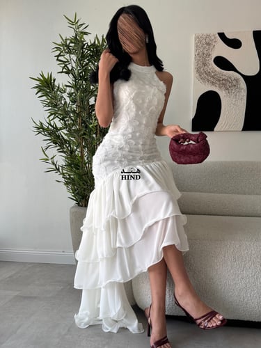 فستان انيق أوف وايت 1079