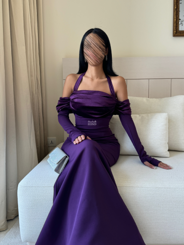 فستان كريب أنيق 1047