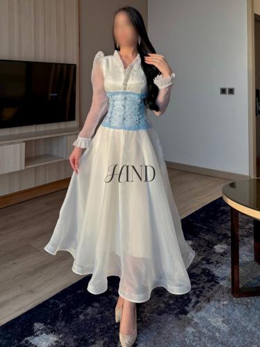 فستان اوف وايت انيق 1149