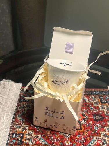 فنجان قهوة بطباعة Uv Dtf