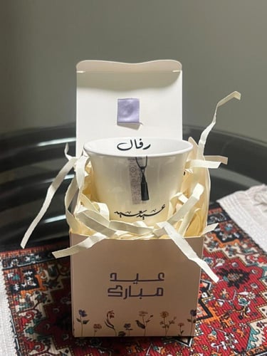 فنجان قهوة بطباعة Uv Dtf