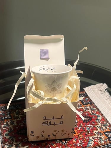 فنجان قهوة بطباعة Uv Dtf