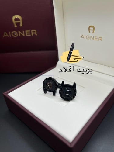 كبك إقنر اسود حرف فضي