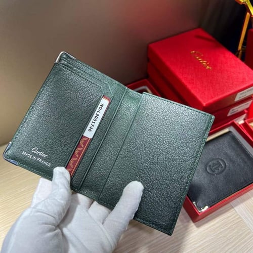 محفظة كارتير أخضر