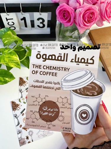 مطوية كيمياء القهوة