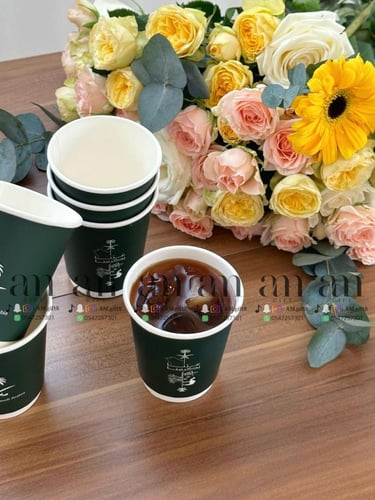 اكواب ورقية 8oz لليوم الوطني