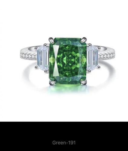 خاتم من الفضه والاحجار الكريمه