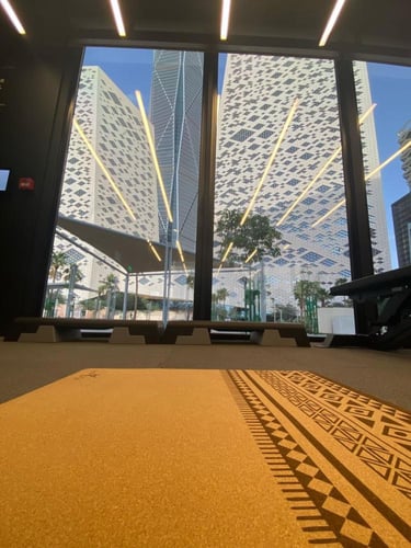 بساط تمرين أُشيقر من الفلين الطبيعي