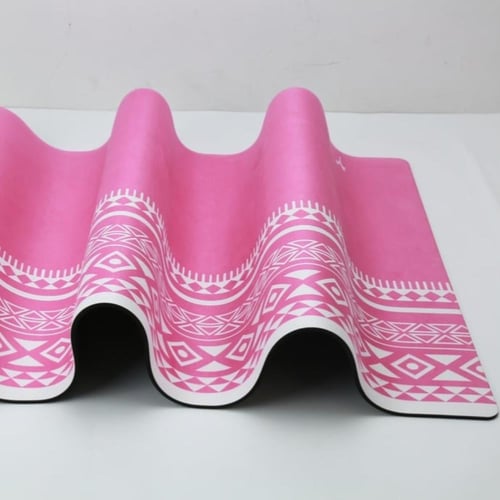 بساط تمرين الورد الطائفي - ملمس مخملي فاخر "سميك"